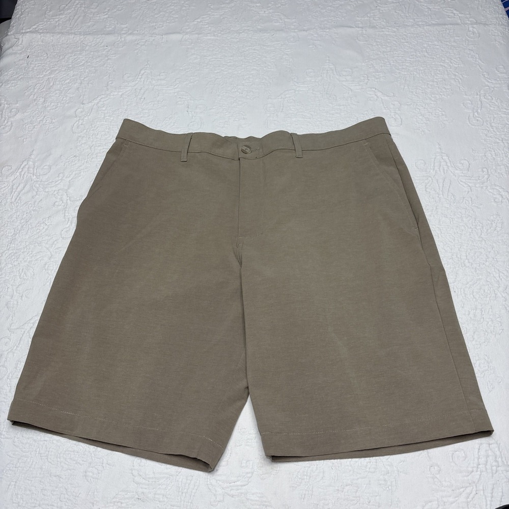 Callaway Stretch Shorts Flex Fabric 9" Mens 38 Khaki